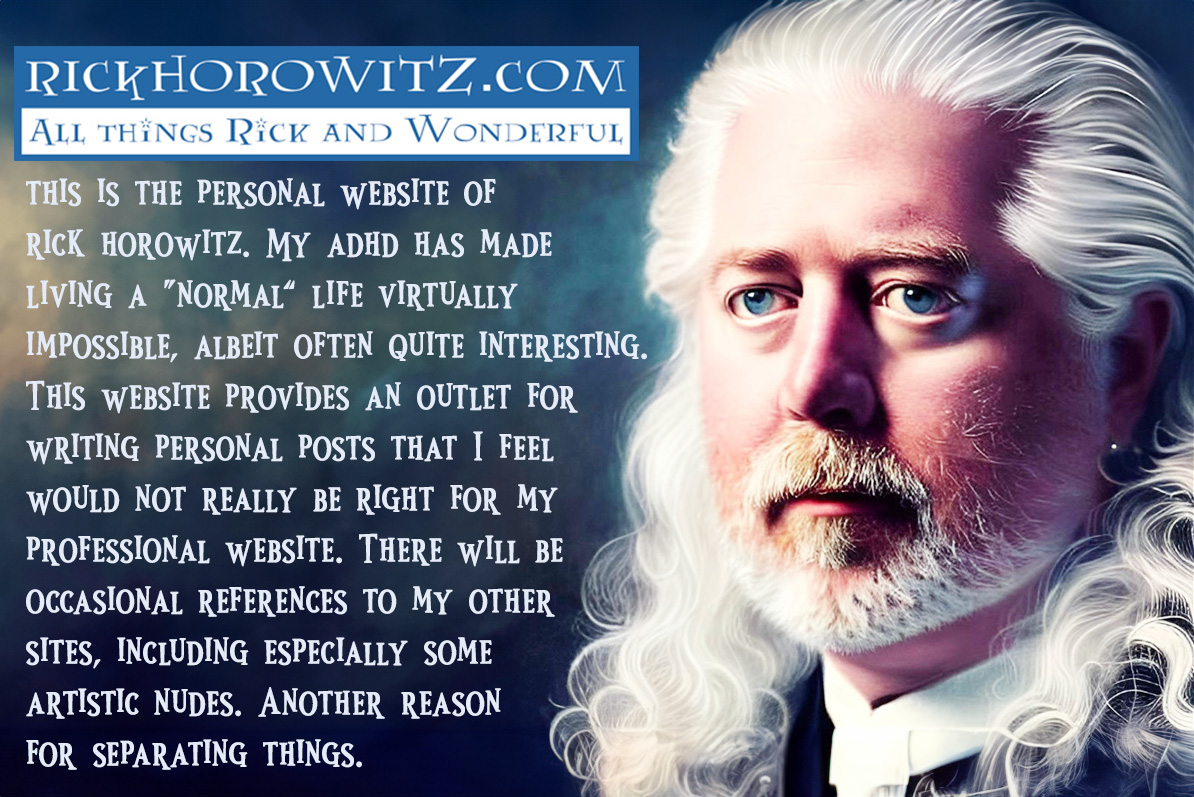 Banner for All Things Rick and Wonderful, the website of Rick Horowitz at rickhorowitz.com