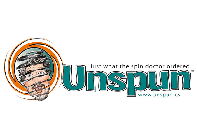 Original Unspun™ Logo and, yep, that's me, back in my 30s